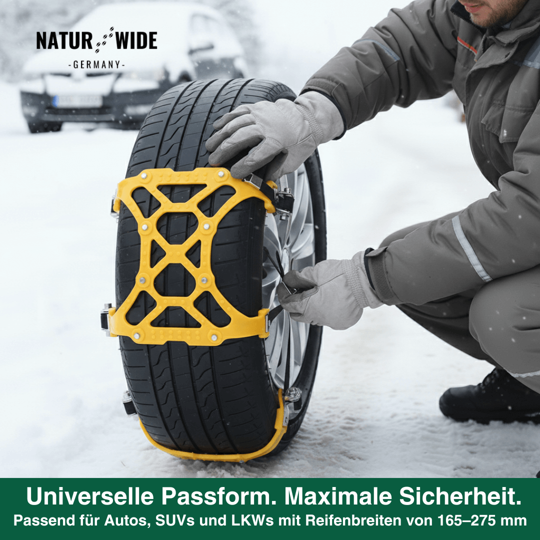 3er-Set Schneeketten für Auto/SUV/LKW