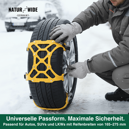3er-Set Schneeketten für Auto/SUV/LKW