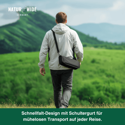 Naturwide Faltbarer Campingstuhl – Ultraleicht, Tragbar & mit Tragetasche