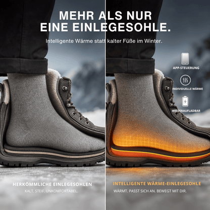 App-Gesteuerte Smarte Wiederaufladbare Beheizte Einlegesohlen