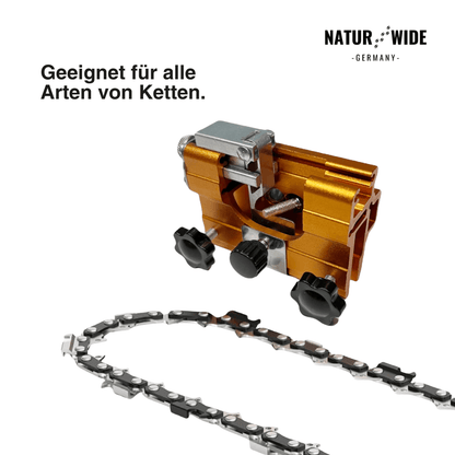 Manuelles Kettensägen-Schärfgerät – Präzises Kurbel-Werkzeug