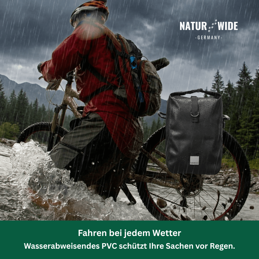 10L Wasserdichte Fahrrad-Gepäckträgertasche & Packtasche