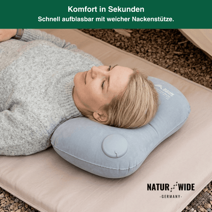 Ultraleichtes Pump-Reisekissen für Camping & Reisen