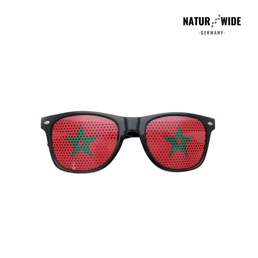 WM Flaggen-Sonnenbrille – 42 Länder Fan-Eyewear