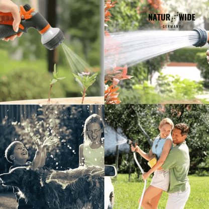 Garten-Handbrause 8-in-1 – Rutschfest & Vielseitig