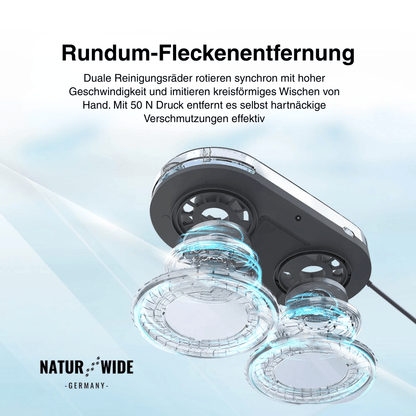 Ultradünner Fensterreinigungsroboter mit Fernbedienung