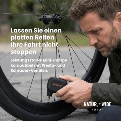 Mini Tragbare Wiederaufladbare Fahrradpumpe – 6,9 bar