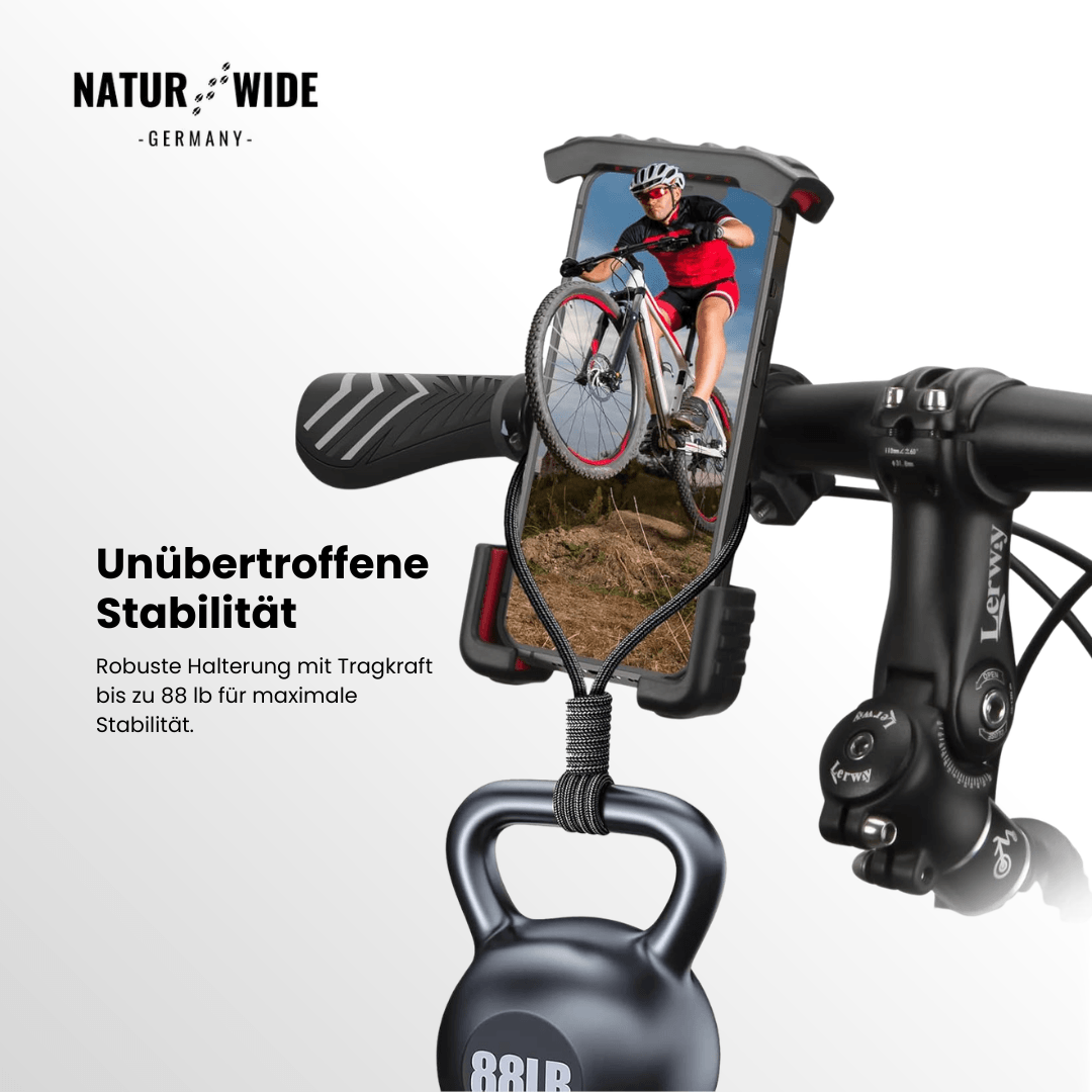 Sicherer Motorrad & Fahrrad-Handyhalter – 1-Sekunden-Schnellverschluss