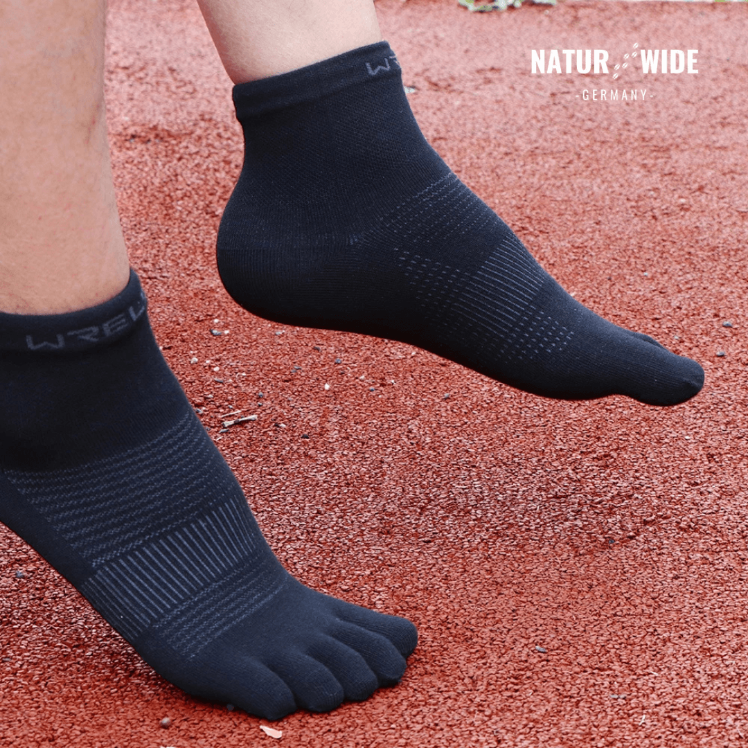 Fünf-Zehen-Sportsocken – Schnelltrocknend für Laufen & Radfahren