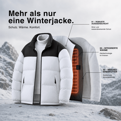 Beheizte Winterjacke – 6 Heiz-Zonen, wasserdicht & extra warm für Damen & Herren