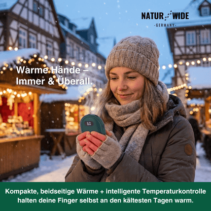 Doppel Heiz Handwärmer – wiederaufladbarer Taschenwärmer