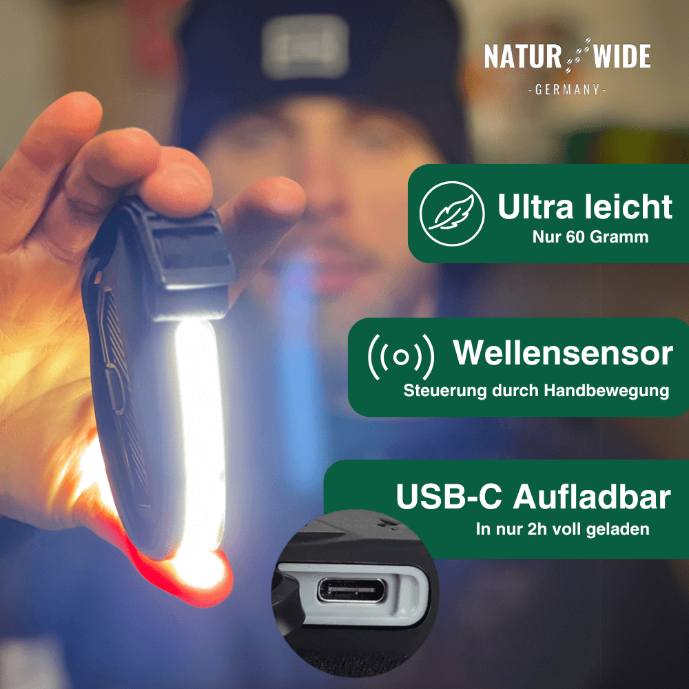 Naturwide Stirnlampe - Das Original