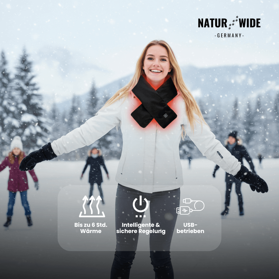 Beheizter Schal USB – Waschbarer Thermo-Nackenwärmer