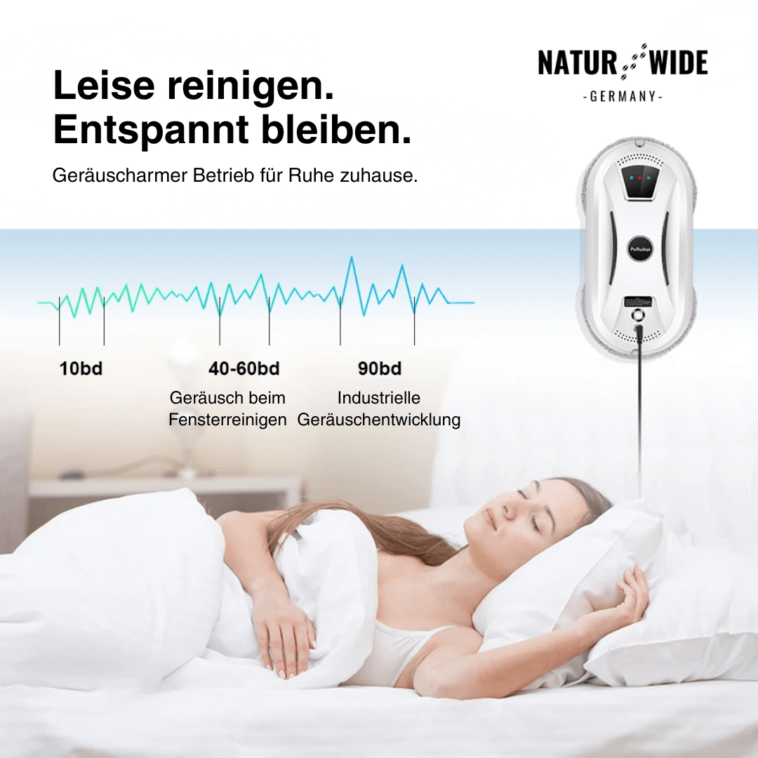 Ultradünner Fensterreinigungsroboter mit Fernbedienung