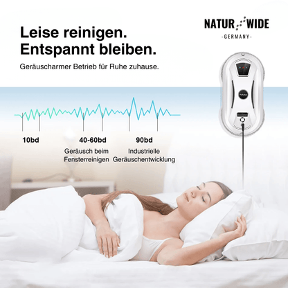 Ultradünner Fensterreinigungsroboter mit Fernbedienung