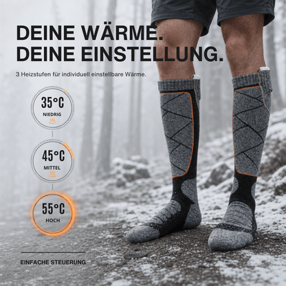 Beheizte Socken – Perfekt für Ski, Outdoor & Winter