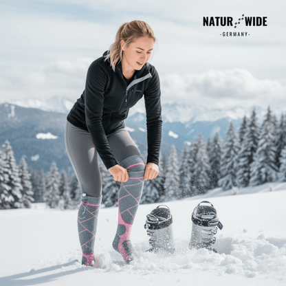Beheizte Socken mit Akku (6000mAh) – Perfekt für Ski, Outdoor & Winter