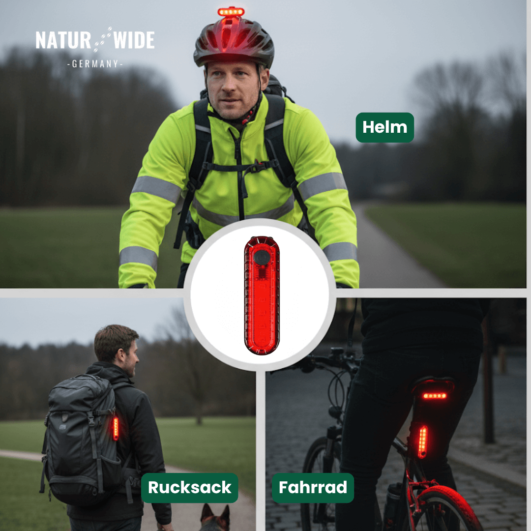 Fahrradlicht Set Front + Rücklicht