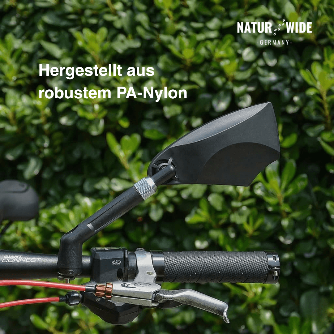 Blendfreier, um 360° verstellbarer Fahrrad-Rückspiegel