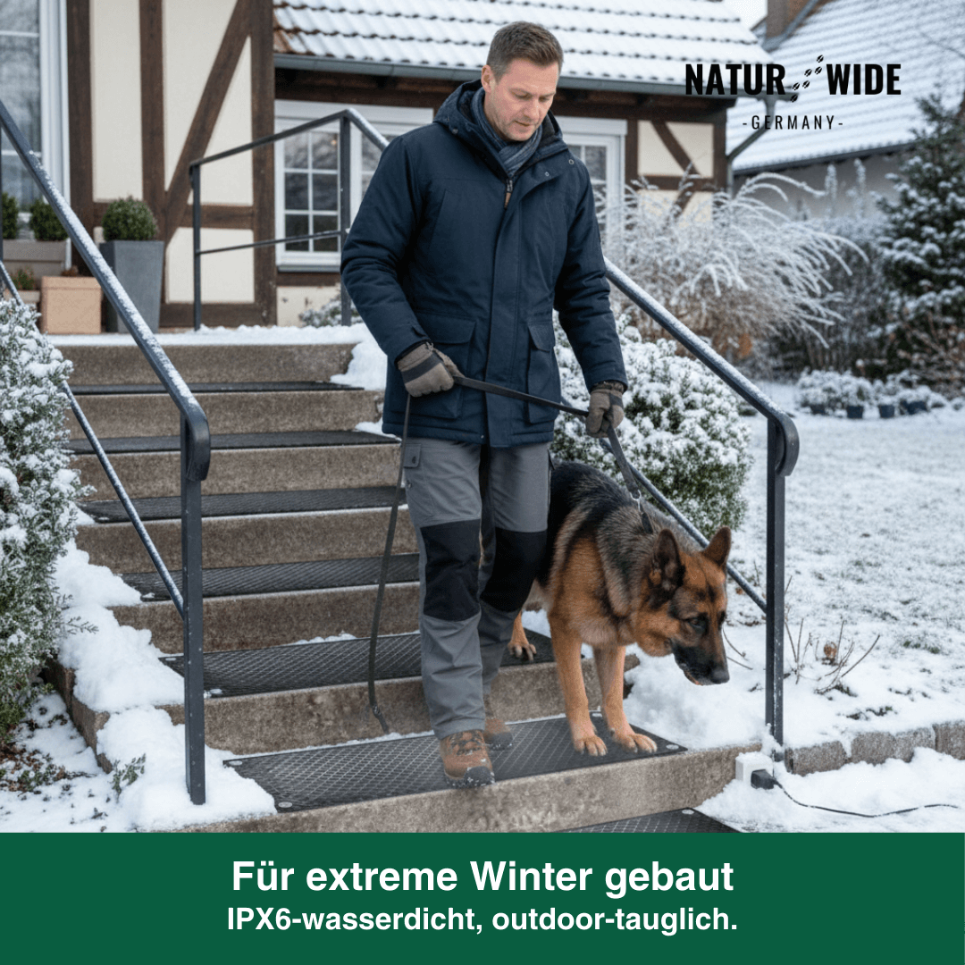 Beheizbare Schneeschmelzmatte – Anti-Rutsch Heizmatte