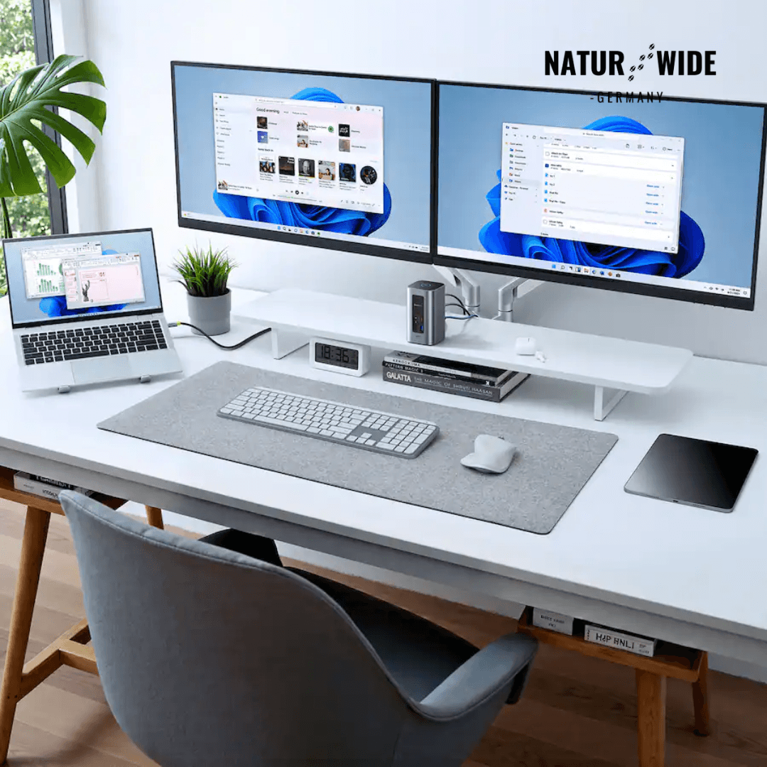12-in-1 USB-C Hub – Doppelt 4K HDMI, 100W PD, RJ45, SD/TF