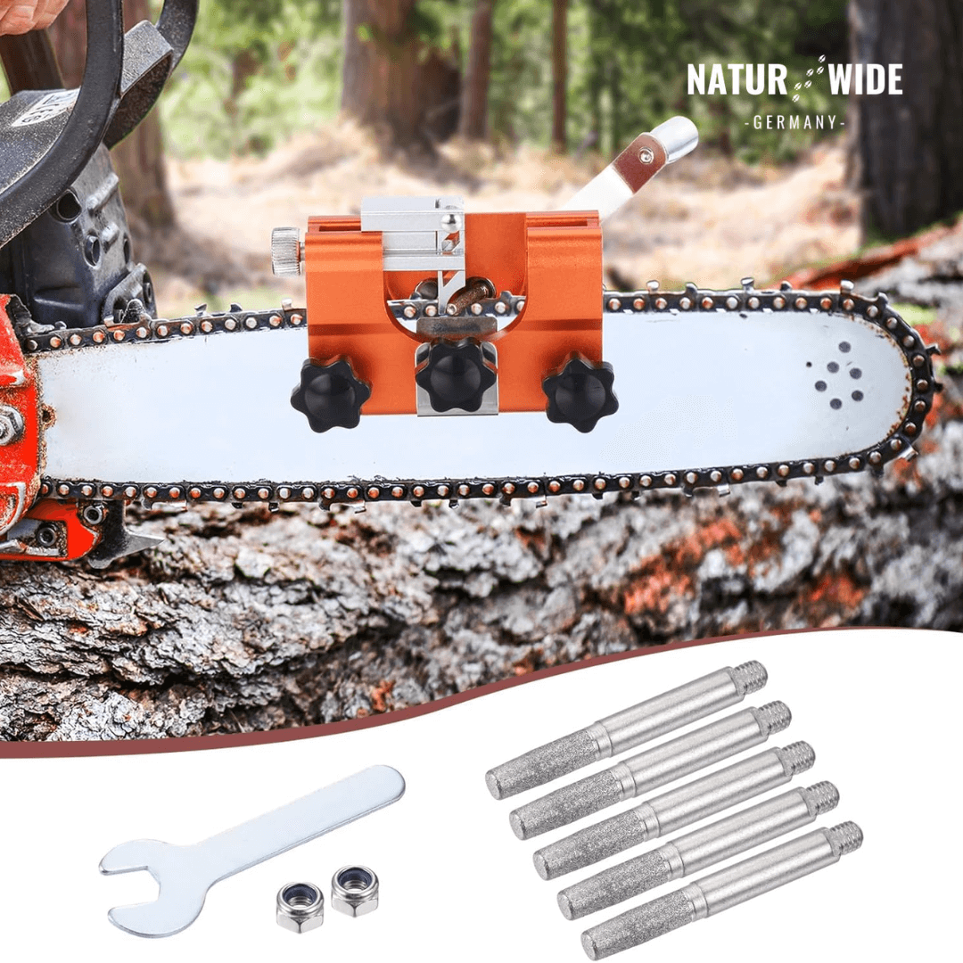 12er Set Ersatz-Schleifkopf für Manuelles Kettensägen-Schärfgerät