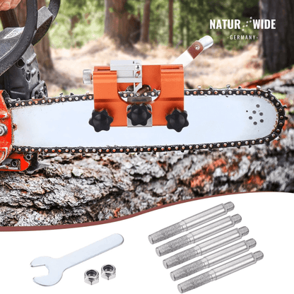 12er Set Ersatz-Schleifkopf für Manuelles Kettensägen-Schärfgerät