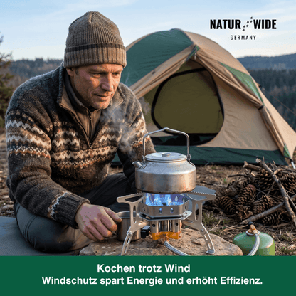 3-Kopf 5800W Faltbarer Gas-Campingkocher – Tragbarer Backpacking-Brenner