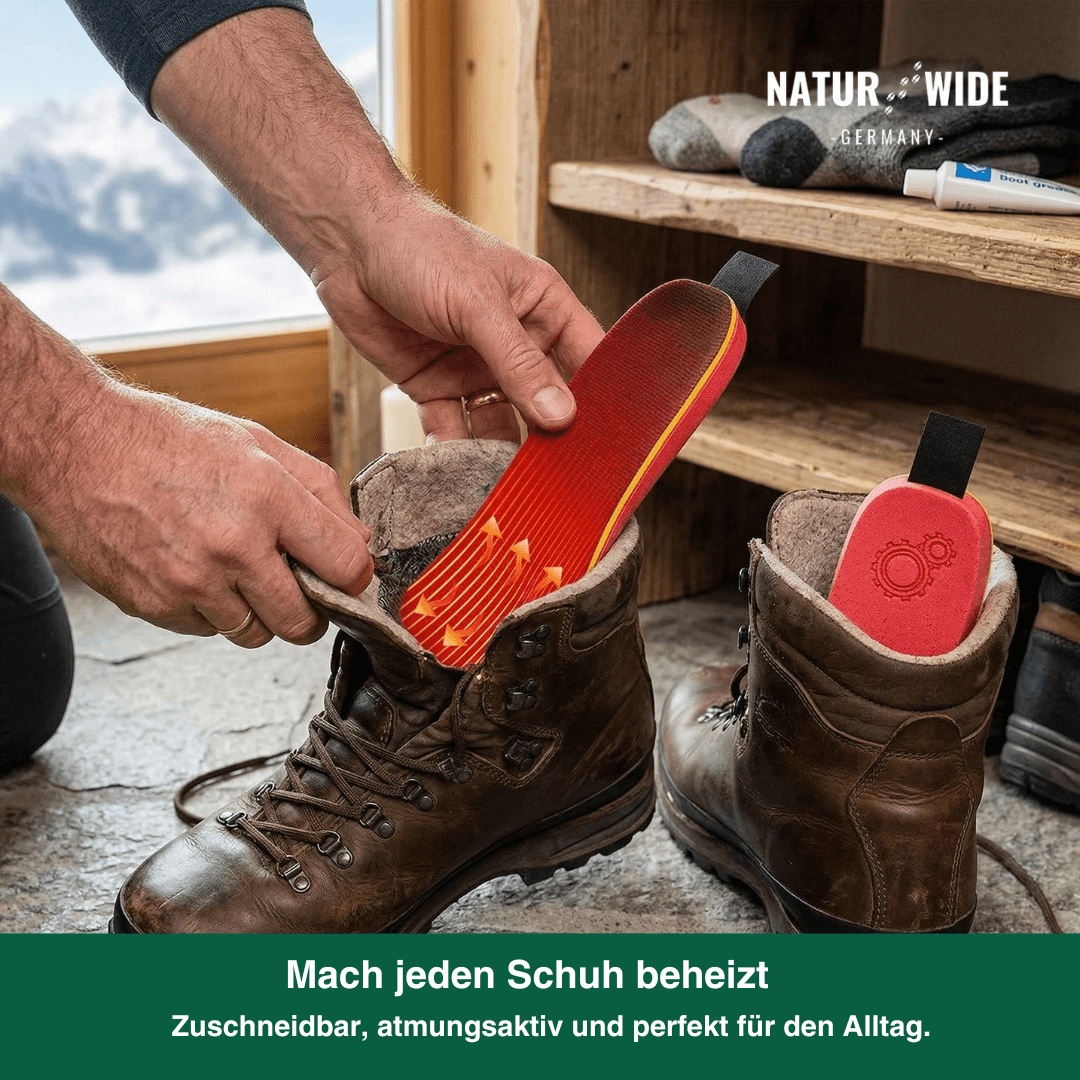 App-Gesteuerte Smarte Wiederaufladbare Beheizte Einlegesohlen