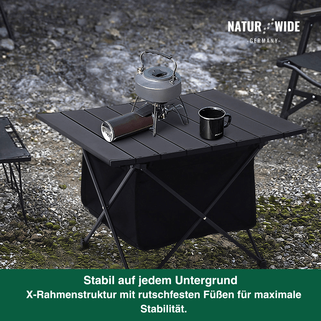 Ultraleichter Aluminium-Klapptisch für Camping