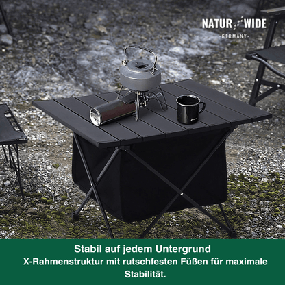 Ultraleichter Aluminium-Klapptisch für Camping