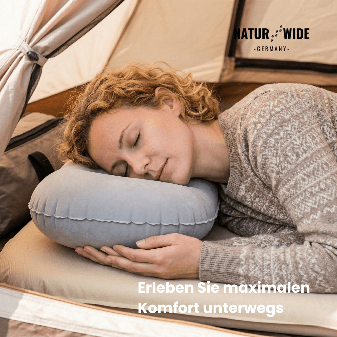 Ultraleichtes Pump-Reisekissen für Camping & Reisen