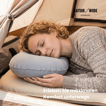 Ultraleichtes Pump-Reisekissen für Camping & Reisen