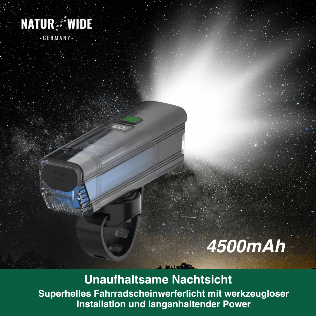 Fahrradlicht Set Front + Rücklicht