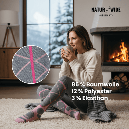 Beheizte Socken mit Akku (6000mAh) – Perfekt für Ski, Outdoor & Winter