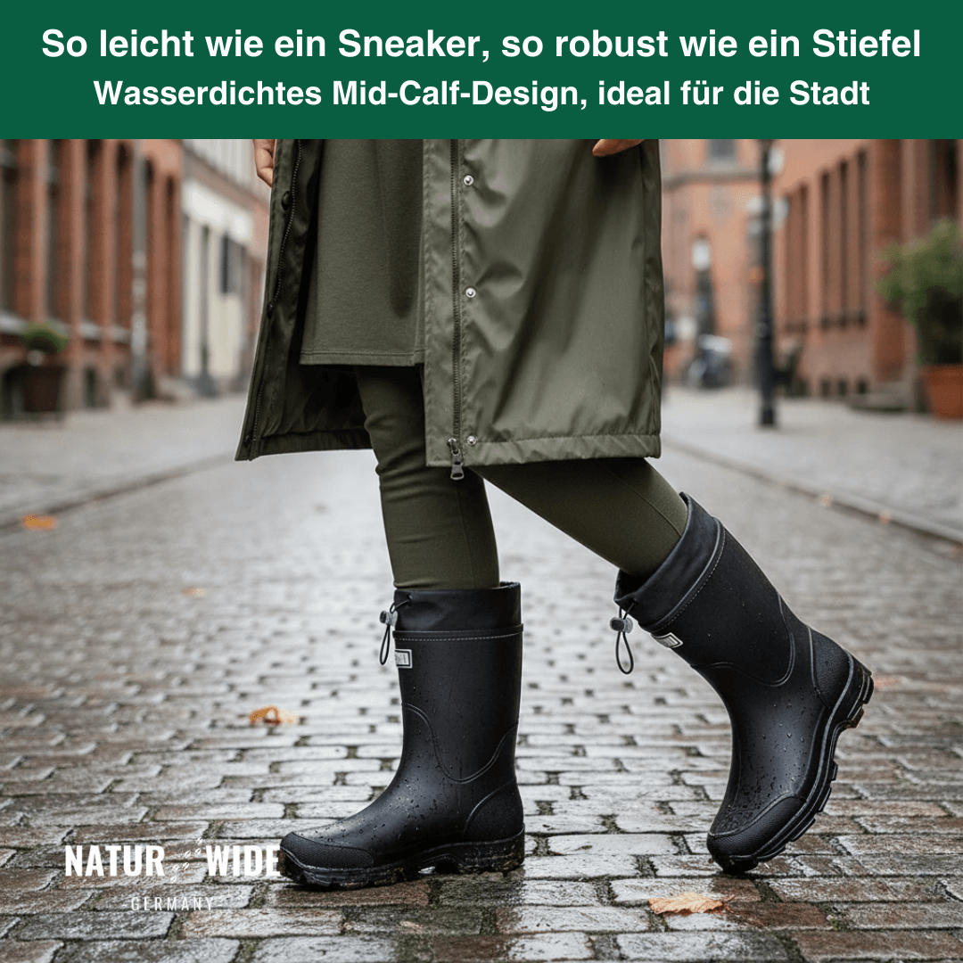Wasserdichte Outdoor Gummistiefel unisex – Rutschfest, robust & langlebig