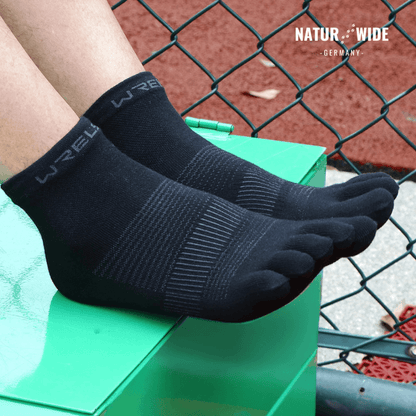 Fünf-Zehen-Sportsocken – Schnelltrocknend für Laufen & Radfahren
