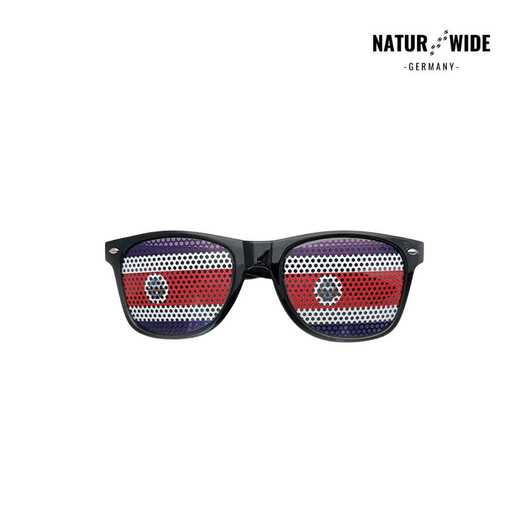 WM Flaggen-Sonnenbrille – 42 Länder Fan-Eyewear