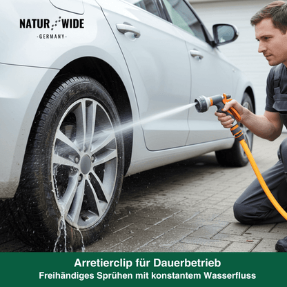 Garten-Handbrause 8-in-1 – Rutschfest & Vielseitig