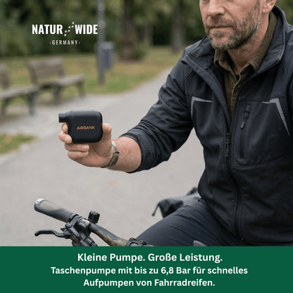 Mini Tragbare Wiederaufladbare Fahrradpumpe – 6,9 bar