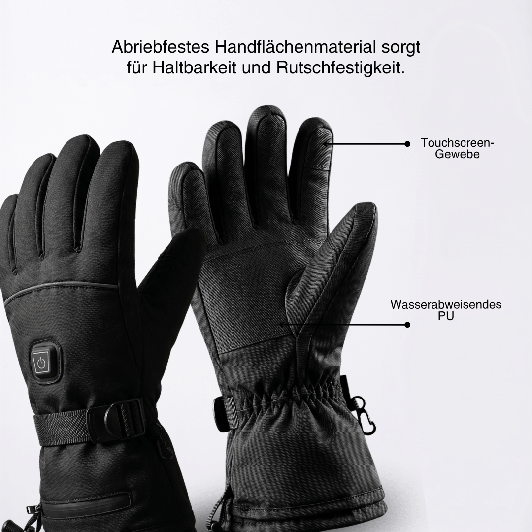 Beheizte Handschuhe – 3 Heizstufen, wasserdicht & winddicht