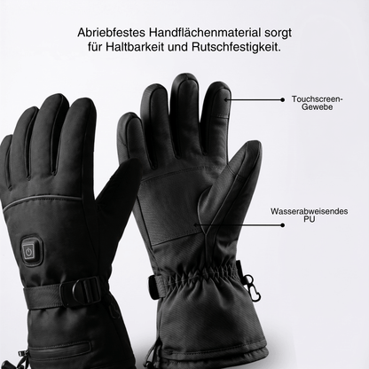 Beheizte Handschuhe – 3 Heizstufen, wasserdicht & winddicht