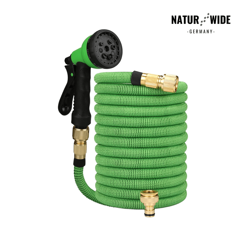 AquaFlex Pro – Der flexible Gartenschlauch mit 7 Sprühfunktionen