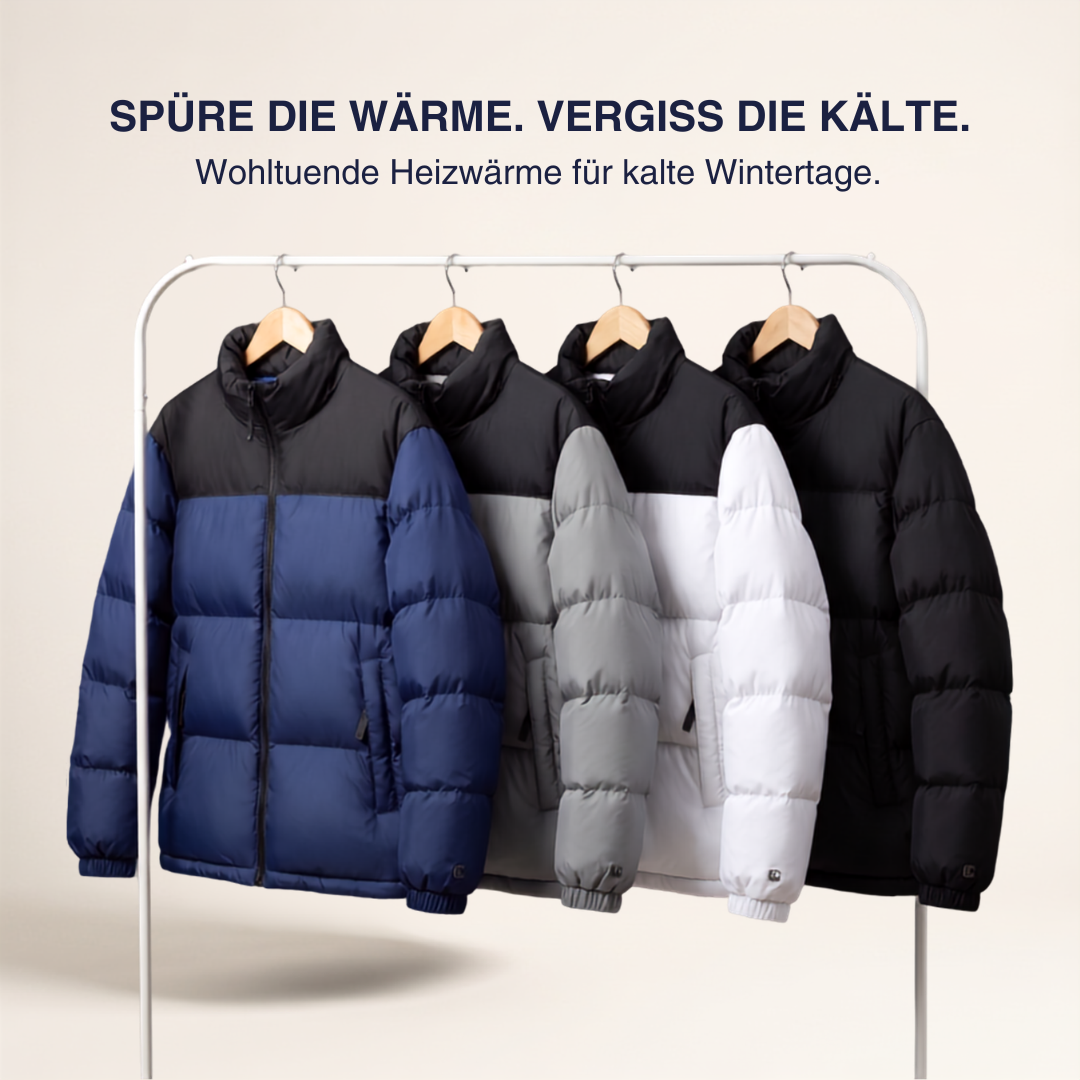 Beheizte Winterjacke – 6 Heiz-Zonen, wasserdicht & extra warm für Damen & Herren