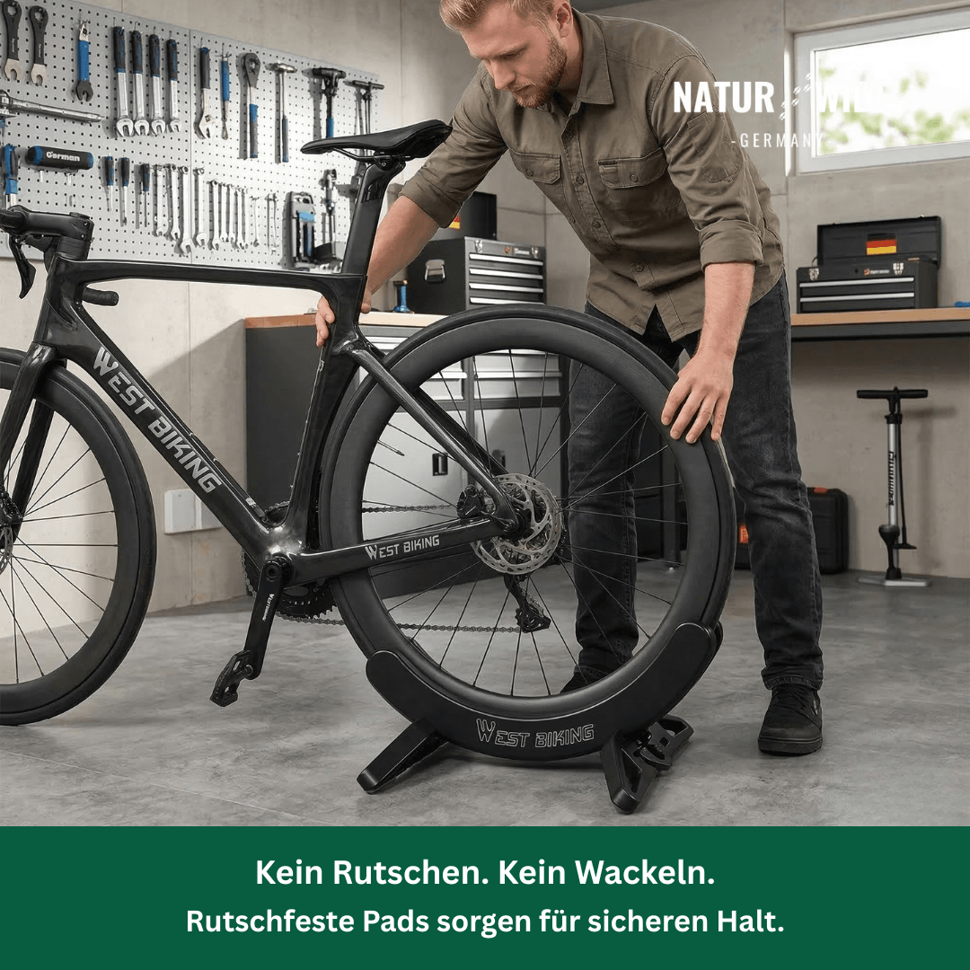 Verstellbarer, tragbarer Fahrradständer & Aufbewahrungsständer
