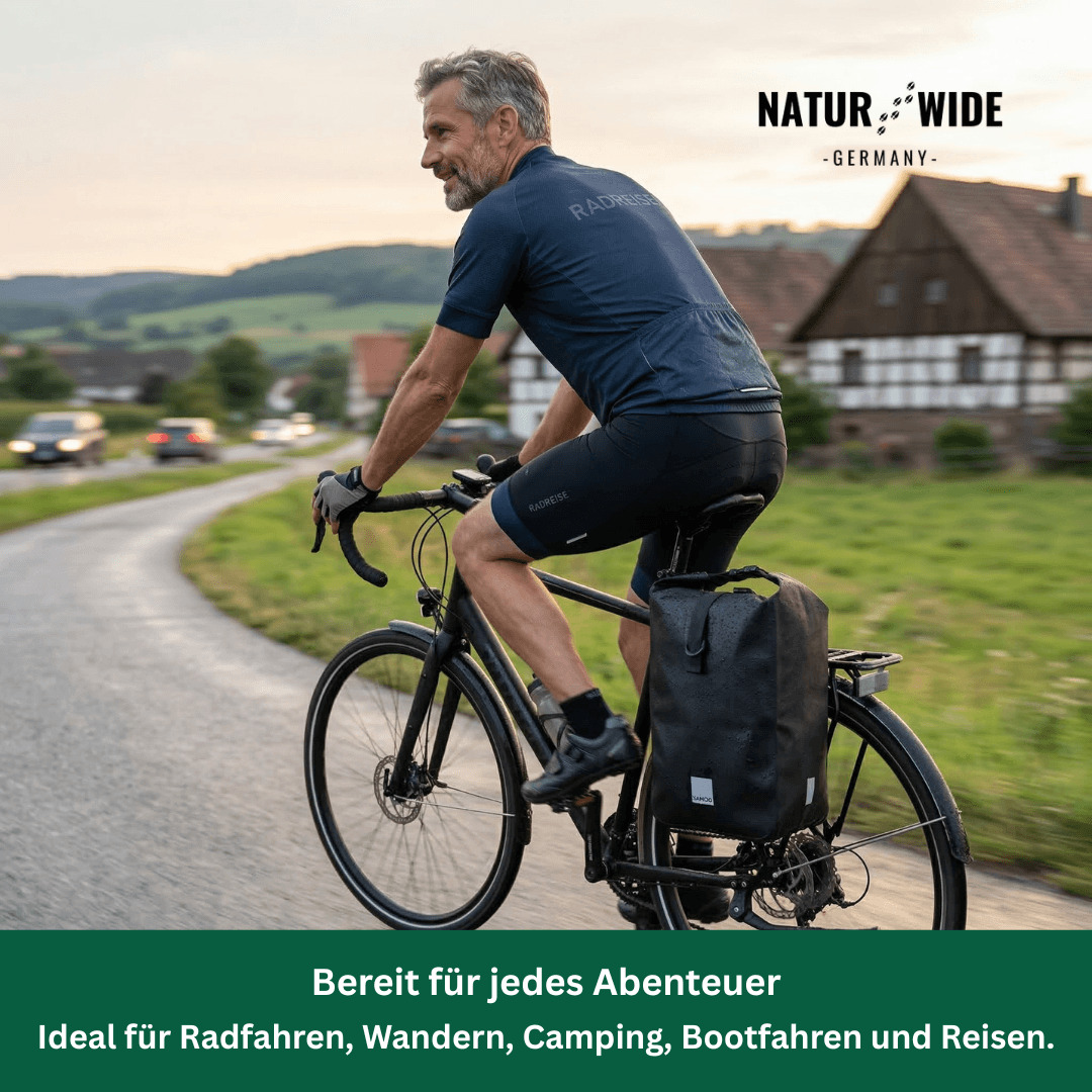 10L Wasserdichte Fahrrad-Gepäckträgertasche & Packtasche