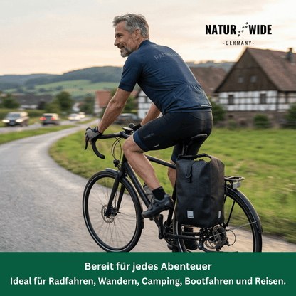 10L Wasserdichte Fahrrad-Gepäckträgertasche & Packtasche