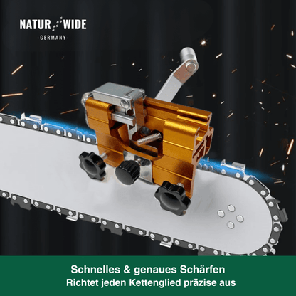 Manuelles Kettensägen-Schärfgerät – Präzises Kurbel-Werkzeug