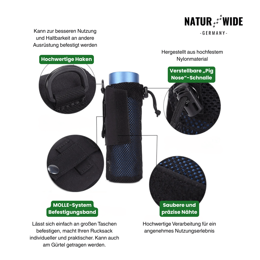 Taktische MOLLE Faltbare Wasserflaschen-Tasche