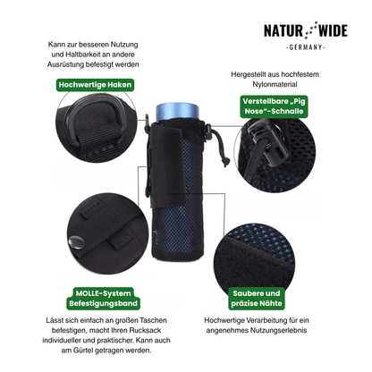 Taktische MOLLE Faltbare Wasserflaschen-Tasche